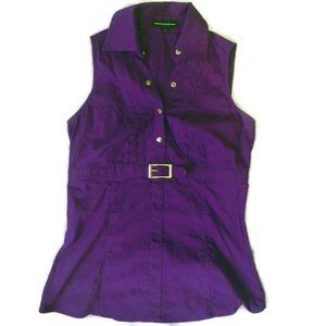 Express Purple Sleeveless Top Size XS